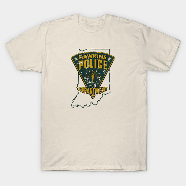 Hawkins Police Department - Stranger Things - T-Shirt | TeePublic